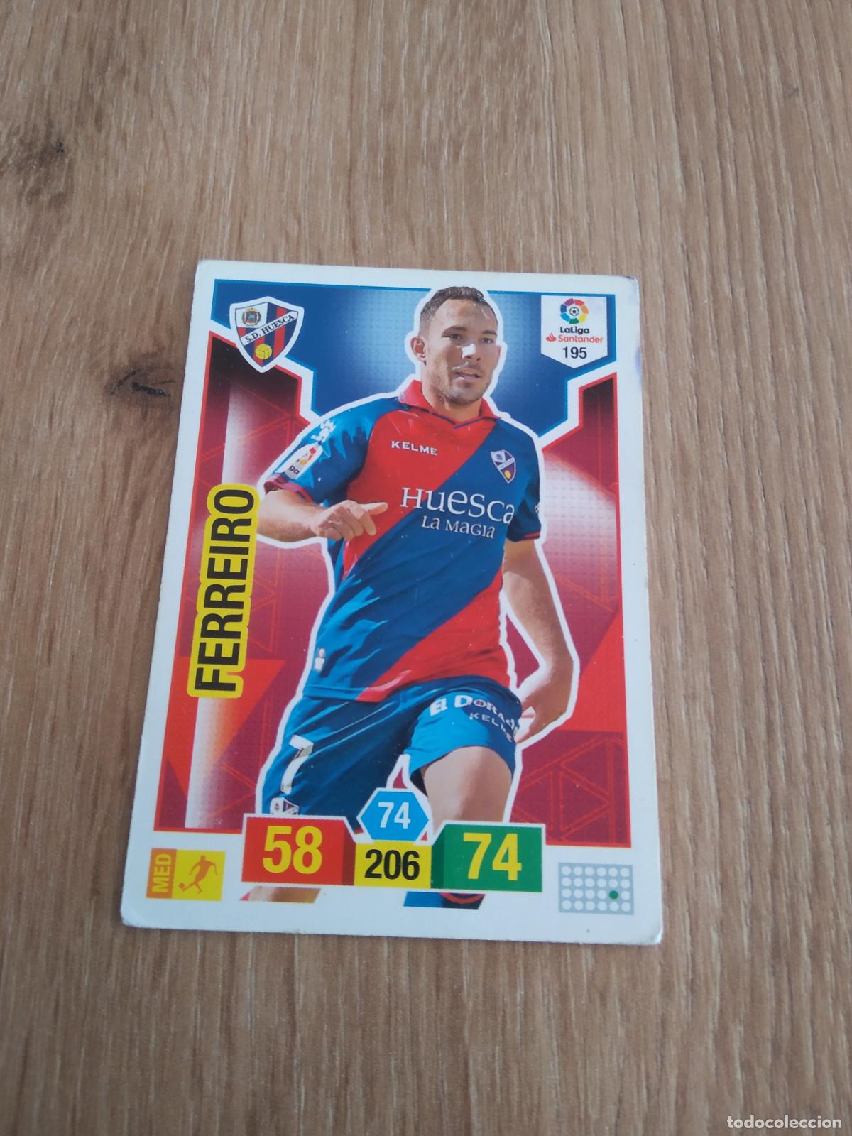 Cromos de F&uacute;tbol: 195 FERREIRO HUESCA CROMO FUTBOL PANINI ADRENALYN 18-19 LIGA 2018-2019
