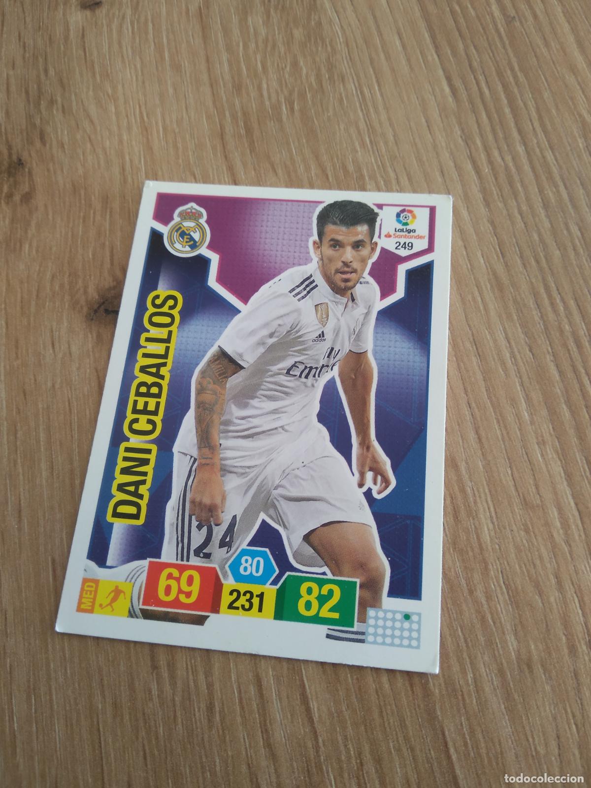 Cromos de F&uacute;tbol: 249 DANI CEBALLOS REAL MADRID CROMO FUTBOL PANINI ADRENALYN 18-19 LIGA 2018-2019
