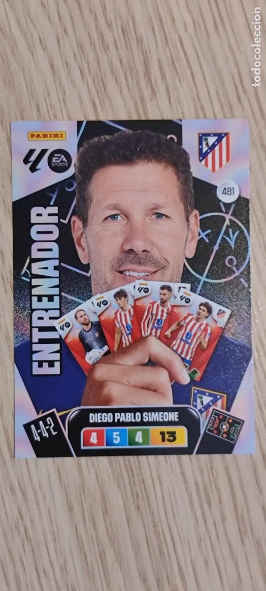 Cromos de Futebol: ADRENALYN XL LA LIGA 25/26 CARD ENTRENADOR SIMEONE AT MADRID # 481 PANINI