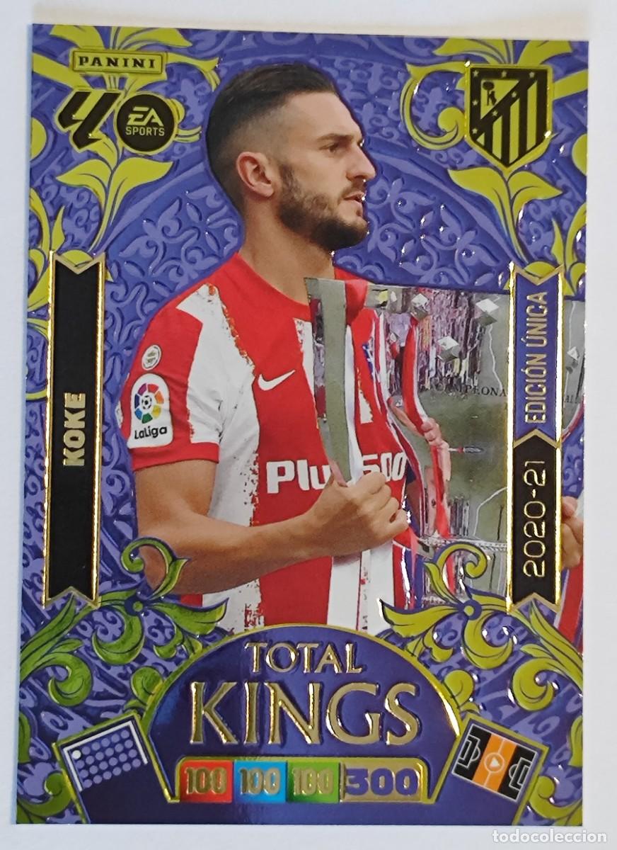 Cromos de Futebol: ADRENALYN XL DREAM BOX 25/26 CARD TOTAL KING KOKE AT MADRID EDICION UNICA 20/21 # PANINI