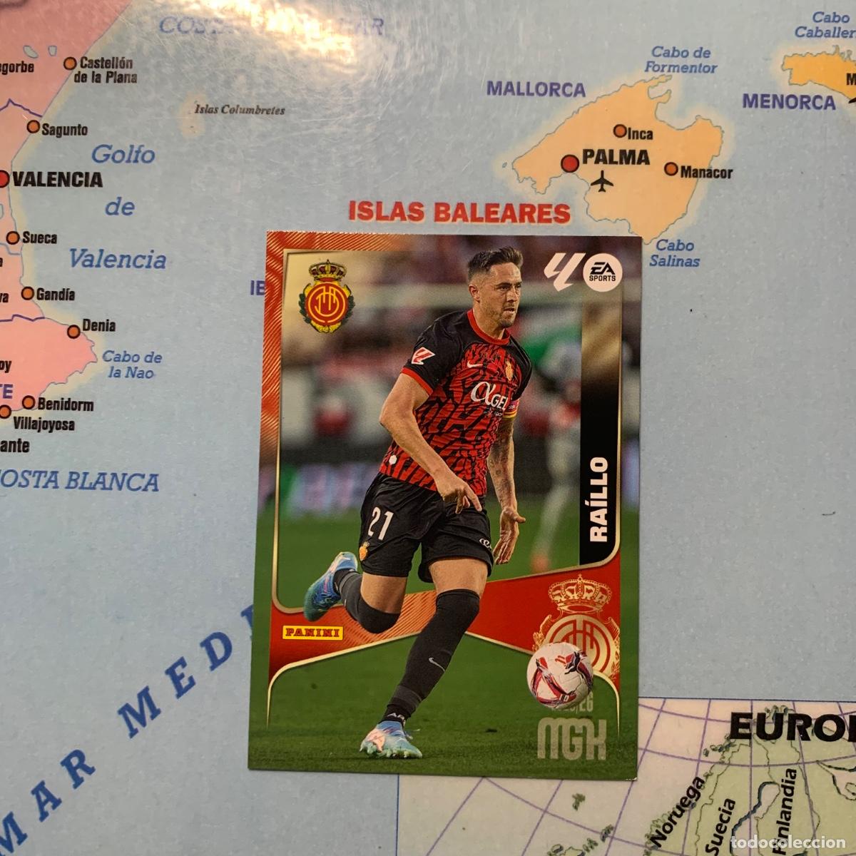 Cromos de F&uacute;tbol: Raillo numero 239 del Mallorca megacracks 25-26 2025-2026