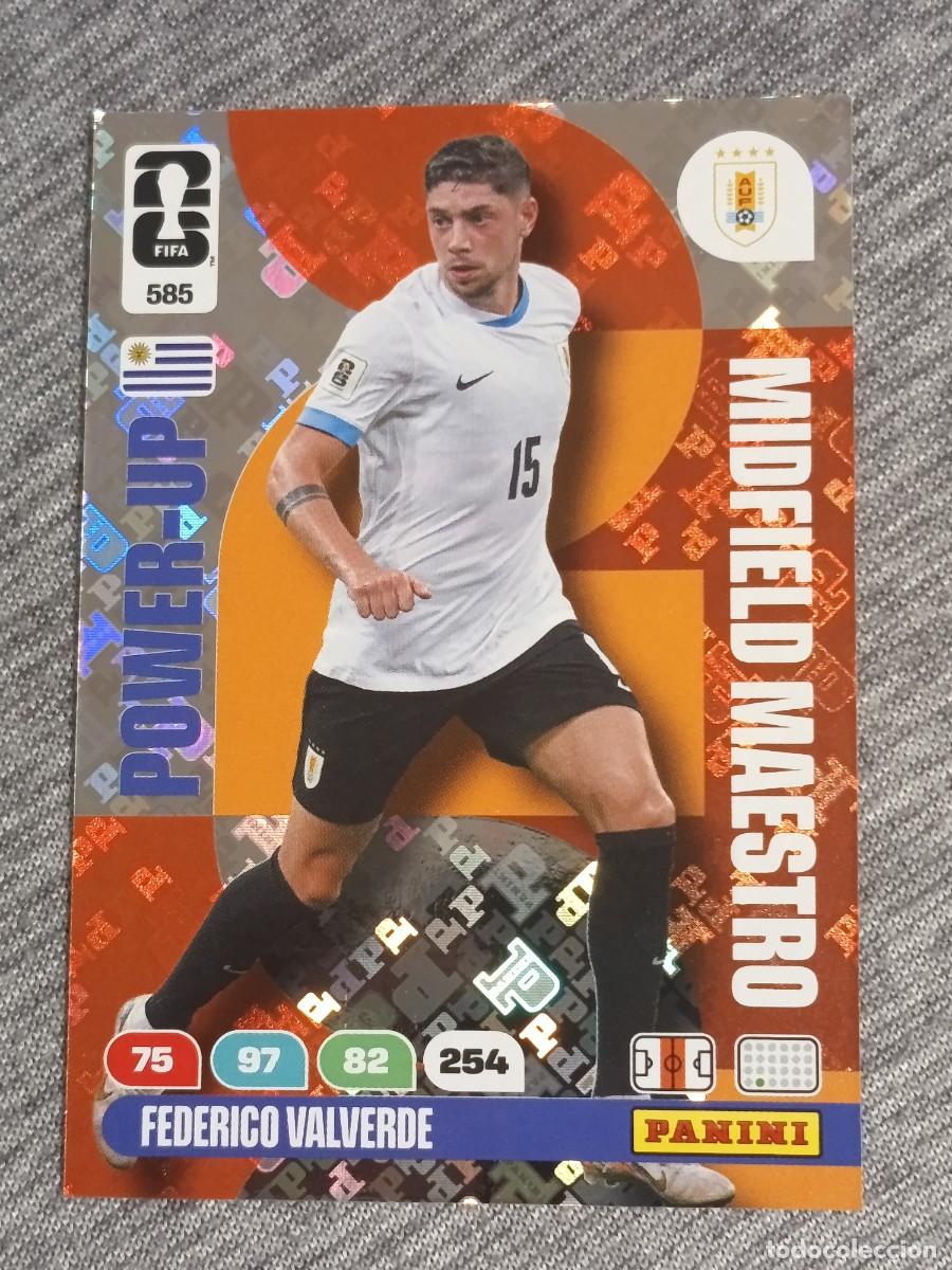 Figurine di Calcio: Adrenalyn XL FIFA WORLD CUP 2026 POWER-UP MIDFIELD MAESTRO N&deg;585 FEDERICO VALVERDE nuevo