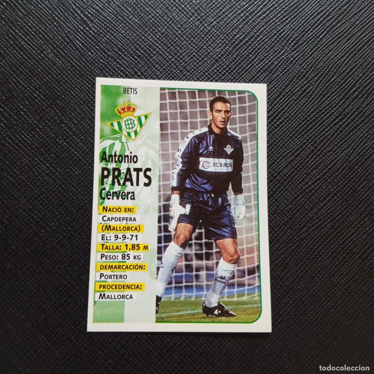 Figurine di Calcio: 143 PRATS REAL BETIS PANINI 1998 1999 CROMO FUTBOL LIGA 98 99 - SIN PEGAR - A111 PG352