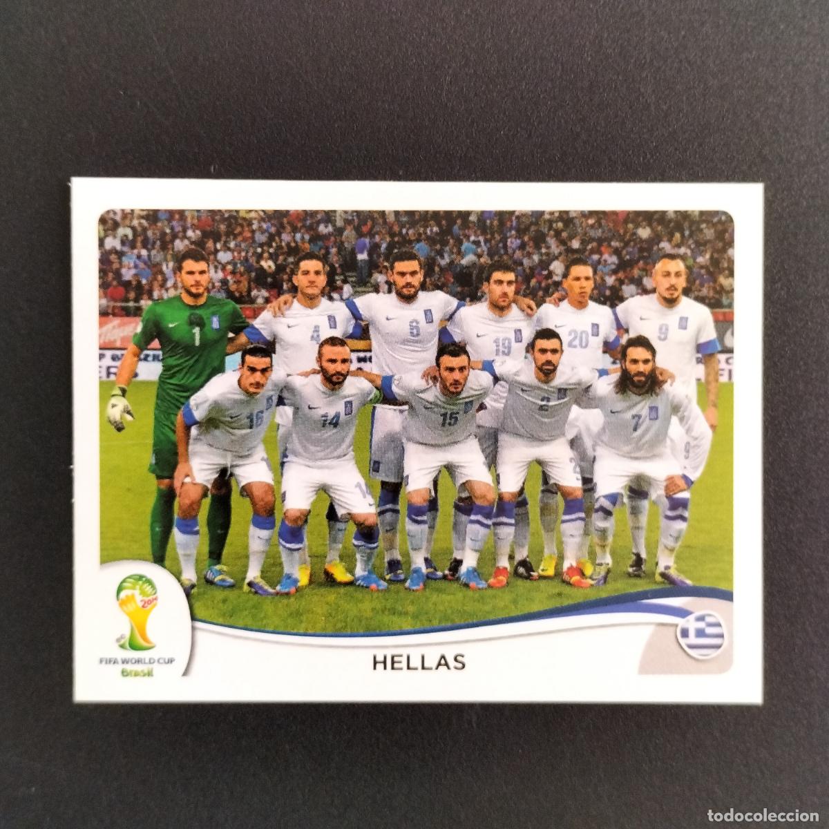 Cromos de F&uacute;tbol: 204 SELECCION EQUIPO GRECIA CROMOS ALBUM MUNDIAL FUTBOL 14 FIFA WORLD CUP BRASIL 2014