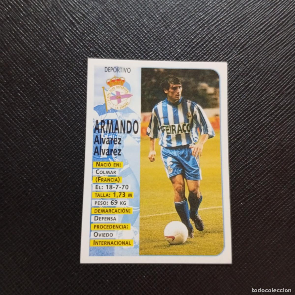 Cromos de F&uacute;tbol: 220 ARMANDO DEPORTIVO PANINI 1998 1999 CROMO FUTBOL LIGA 98 99 - SIN PEGAR - A111 PG352