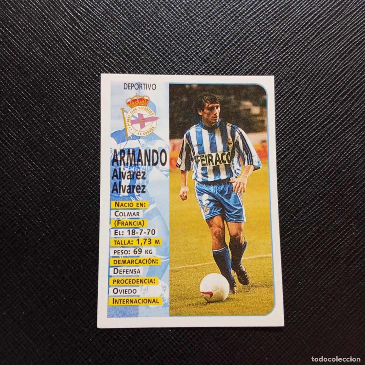 Cromos de F&uacute;tbol: 220 ARMANDO DEPORTIVO PANINI 1998 1999 CROMO FUTBOL LIGA 98 99 - SIN PEGAR - A111 PG361