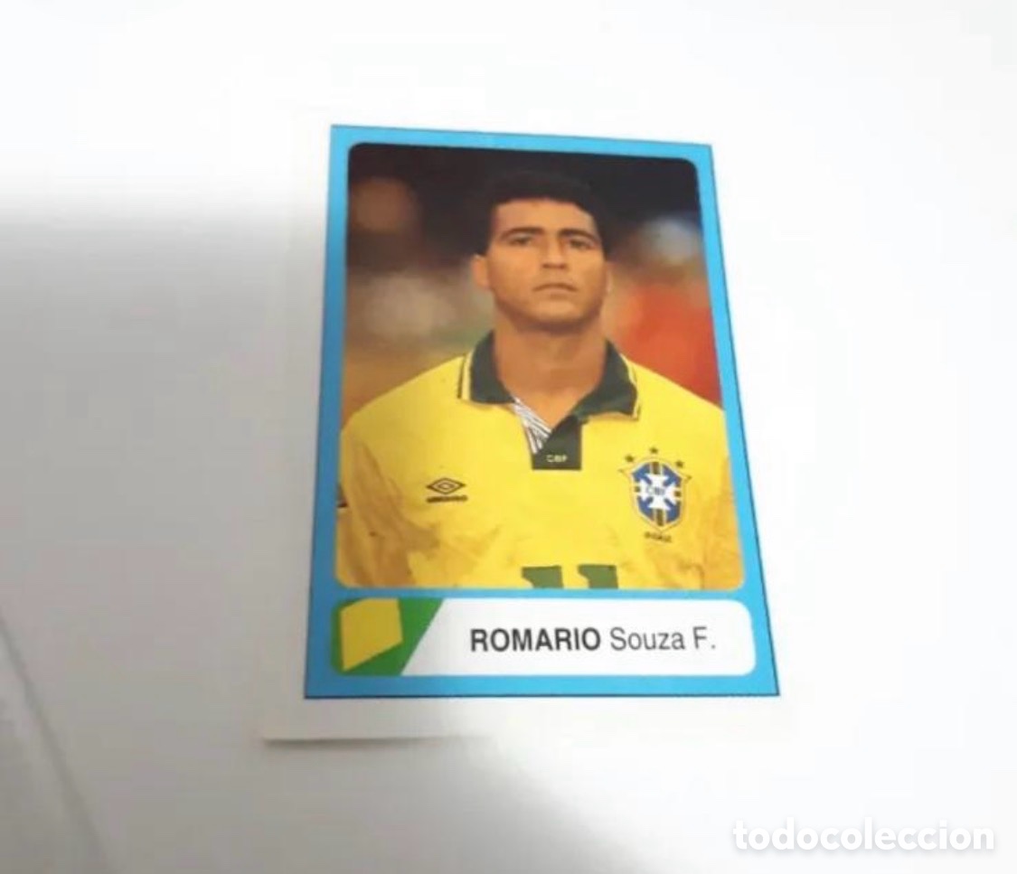 Cromos de F&uacute;tbol: Cromo Romario mundial USA94