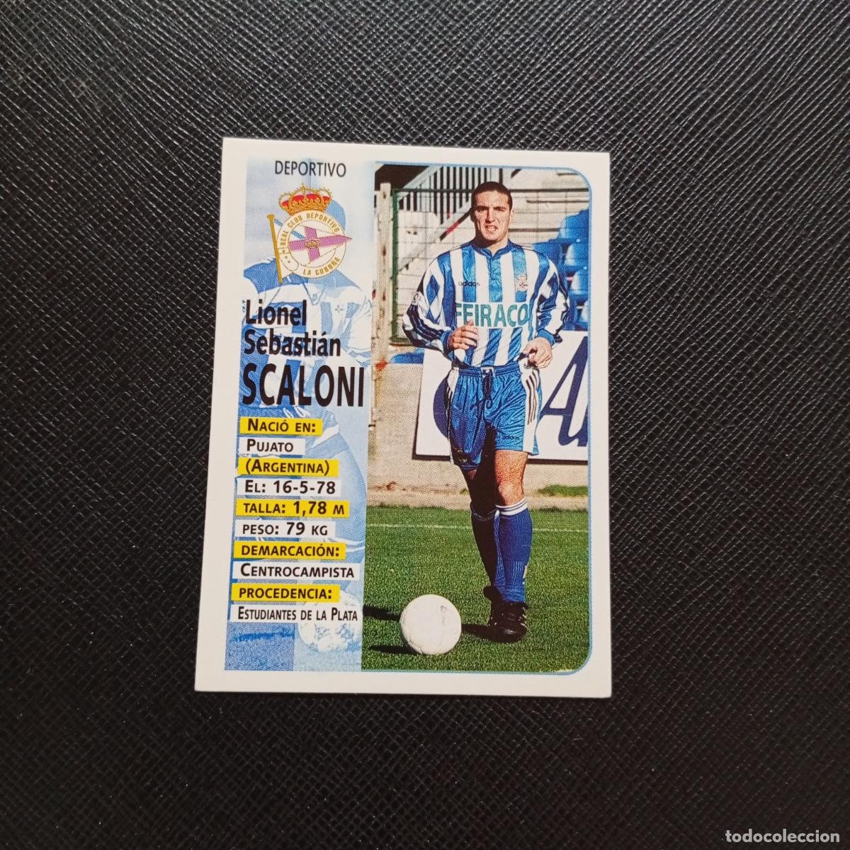 Cromos de F&uacute;tbol: 230 SCALONI DEPORTIVO PANINI 1998 1999 CROMO FUTBOL LIGA 98 99 - SIN PEGAR - A111 PG370