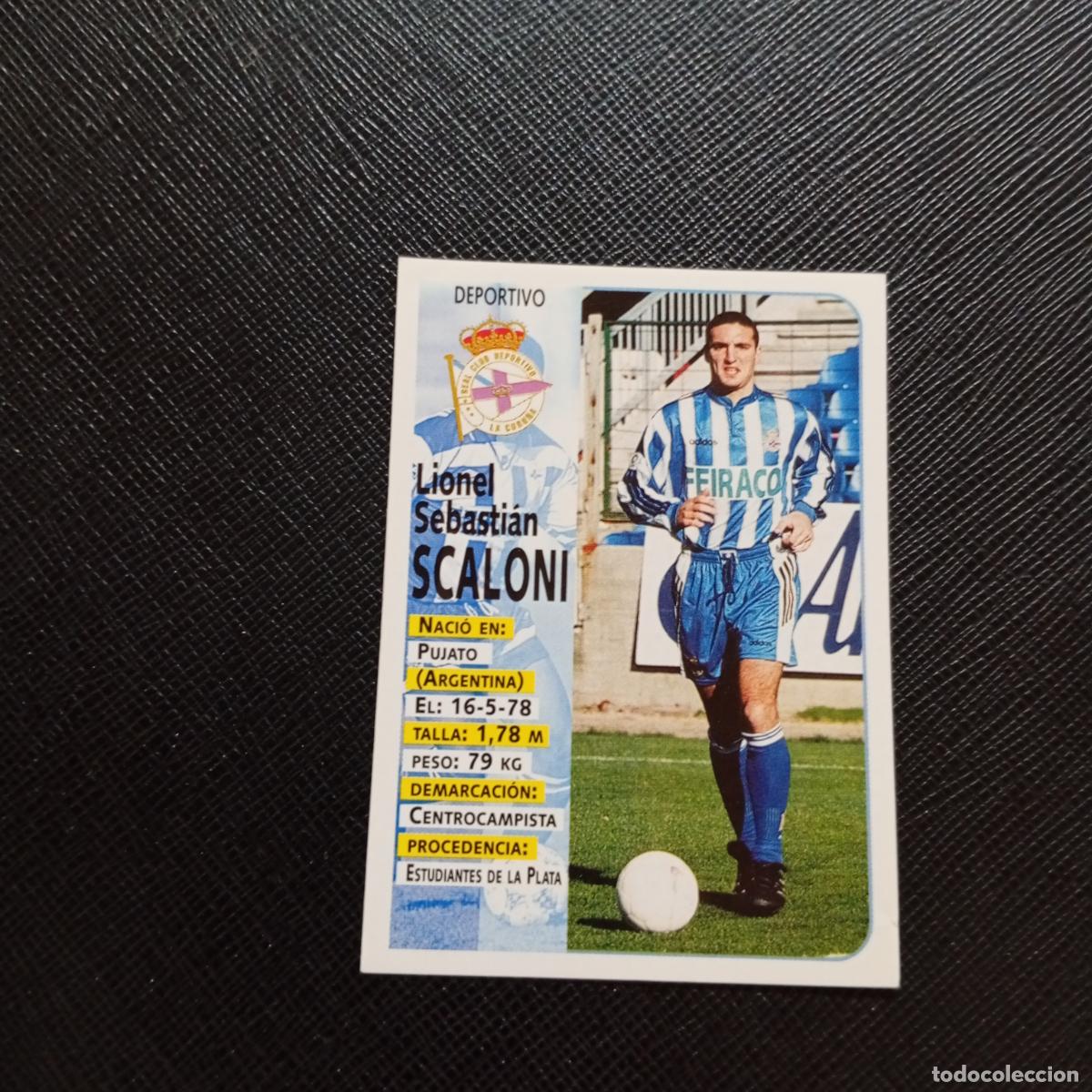 Cromos de F&uacute;tbol: 230 SCALONI DEPORTIVO PANINI 1998 1999 CROMO FUTBOL LIGA 98 99 - SIN PEGAR - A111 PG361