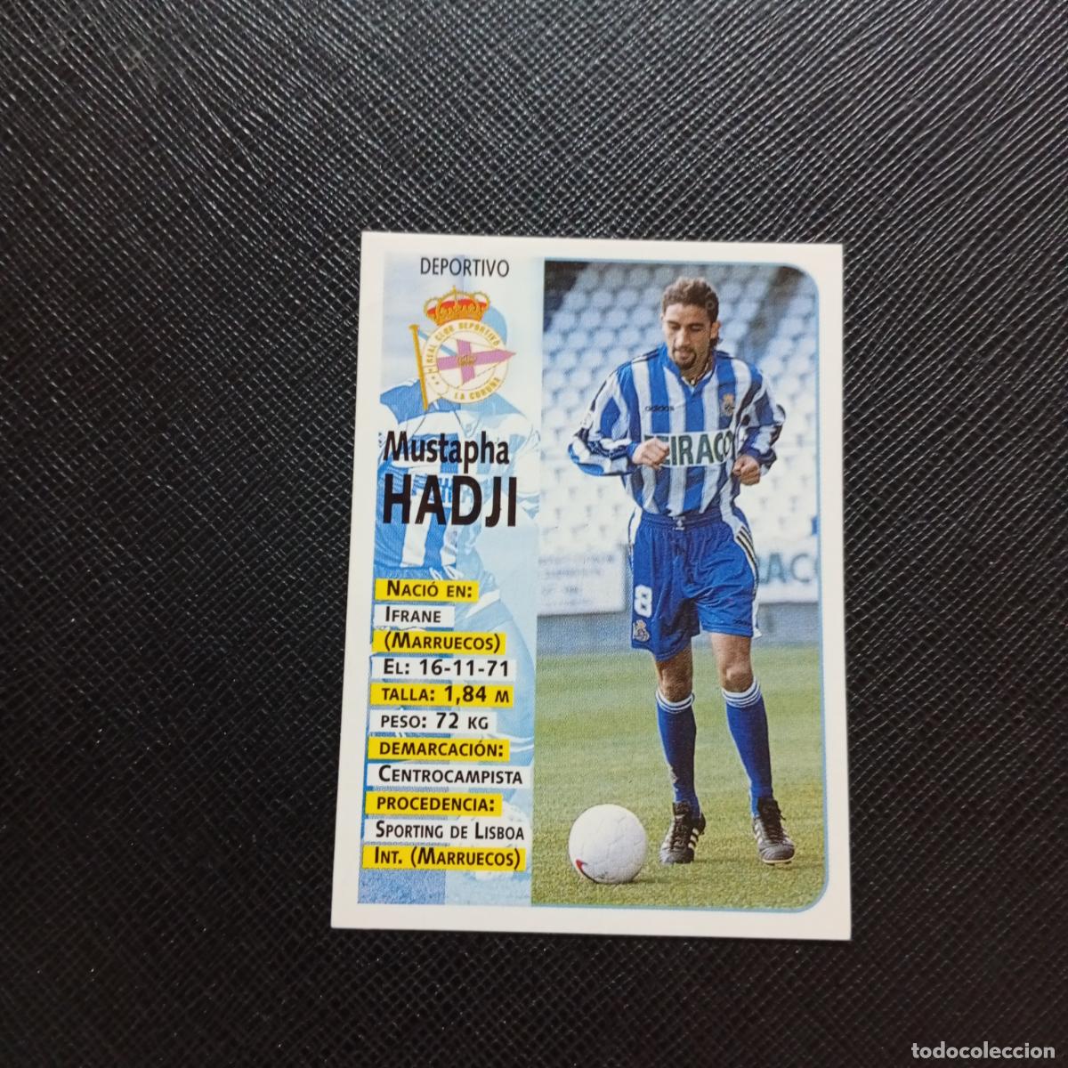 Cromos de F&uacute;tbol: 231 HADJI DEPORTIVO PANINI 1998 1999 CROMO FUTBOL LIGA 98 99 - SIN PEGAR - A111 PG370