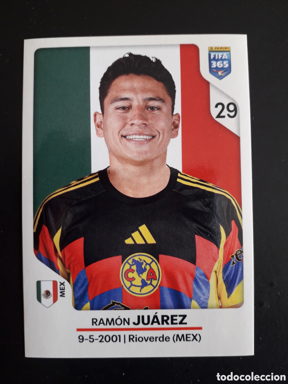 Cromos de F&uacute;tbol: JU&Aacute;REZ CLUB AM&Eacute;RICA N&deg; 299 FIFA 365 PANINI STICKER 2026 PEDIDO M&Iacute;NIMO 3&euro;