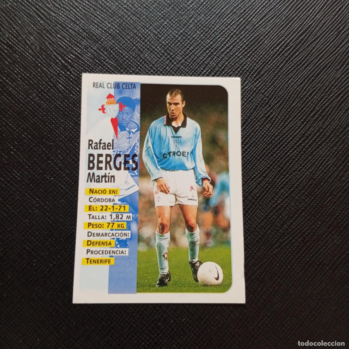 Cromos de F&uacute;tbol: 130 BERGES CELTA PANINI 1998 1999 CROMO FUTBOL LIGA 98 99 - SIN PEGAR - A111 PG424 B