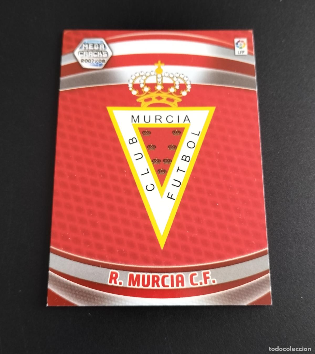 Football Stickers: CROMO 199 ESCUDO MURCIA CROMOS ALBUM LIGA FUTBOL MEGACRACKS 2007 2008 07 08 PANINI