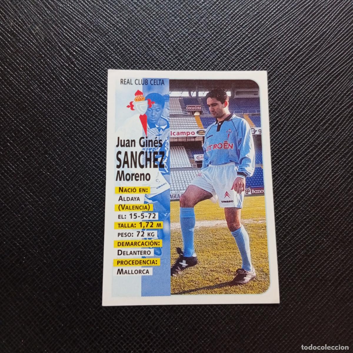Fu&szlig;ball-Sticker: 138 SANCHEZ CELTA PANINI 1998 1999 CROMO FUTBOL LIGA 98 99 - SIN PEGAR - A111 PG433