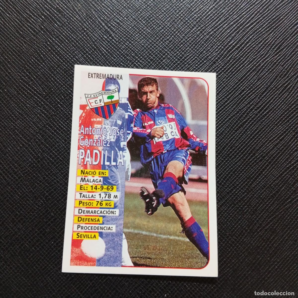 Figurine di Calcio: 338 PADILLA EXTREMADURA PANINI 1998 1999 CROMO FUTBOL LIGA 98 99 - SIN PEGAR - A111 PG451