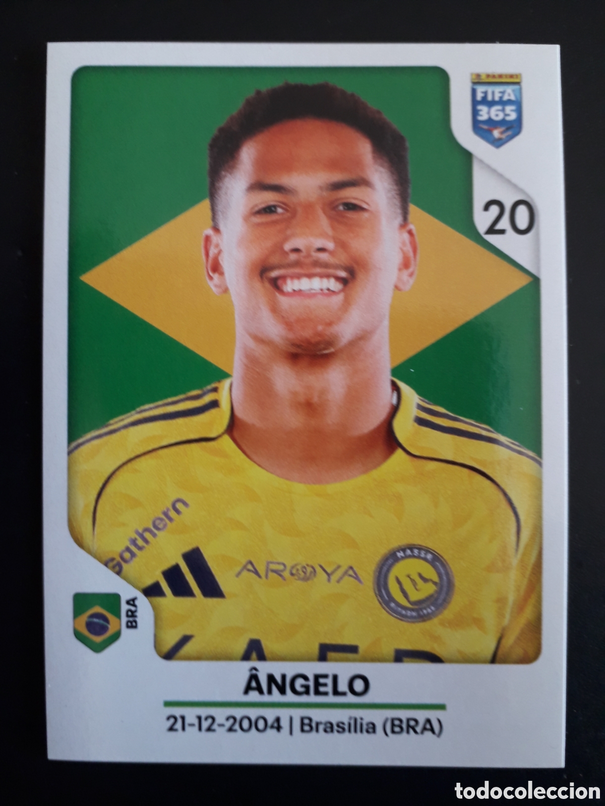 Figurine di Calcio: &Acirc;NGELO, AL-NASSR N&deg; 434 FIFA 365 PANINI STICKER 2026 PEDIDO M&Iacute;NIMO 3&euro;