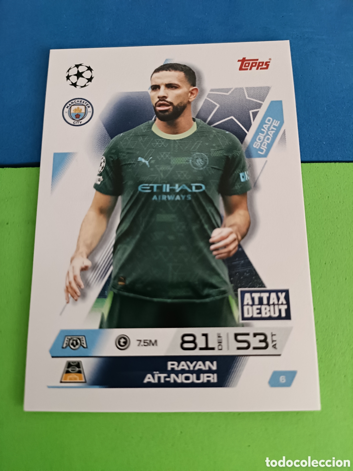 Figurine di Calcio: Topps Match Attax EXTRA 2025 2026 - Squad Update 6 A&iuml;t-nouri