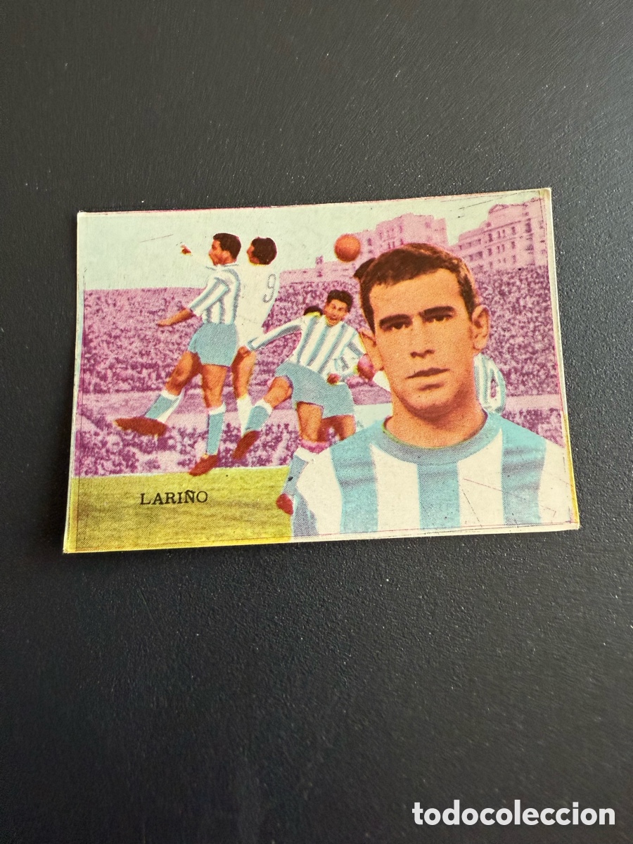Figurine di Calcio: FHER 62 63. LARI&Ntilde;O ( Deportivo de La Coru&ntilde;a. Nunca Pegado )