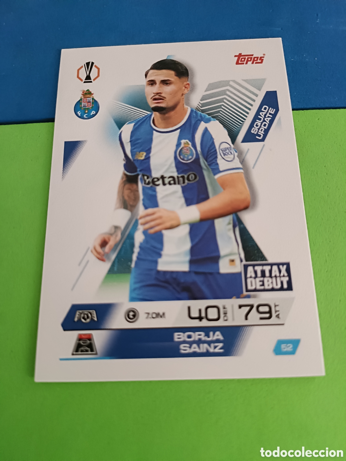 Cromos de F&uacute;tbol: Topps Match Attax EXTRA 2025 2026 - Squad Update 52 Borja Sainz