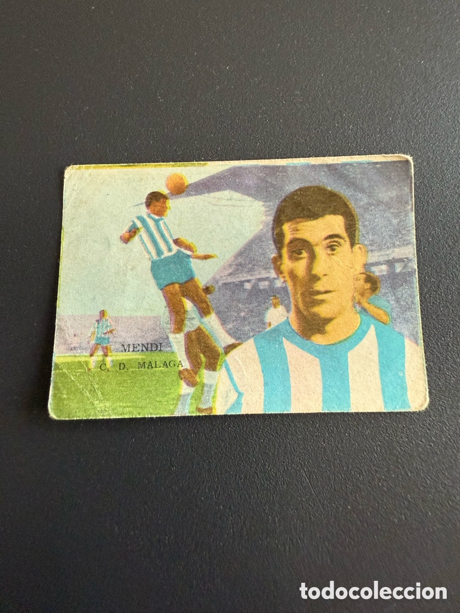 Cromos de F&uacute;tbol: FHER 62 63. MENDI ( Malaga )