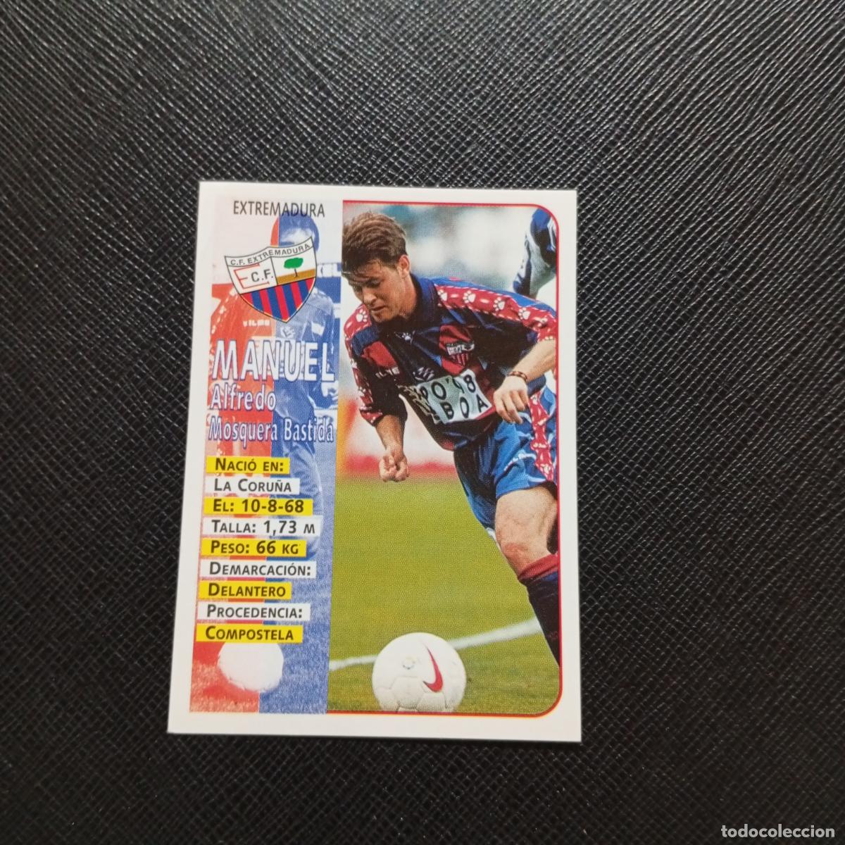 Cromos de F&uacute;tbol: 349 MANUEL EXTREMADURA PANINI 1998 1999 CROMO FUTBOL LIGA 98 99 - SIN PEGAR - A111 PG496