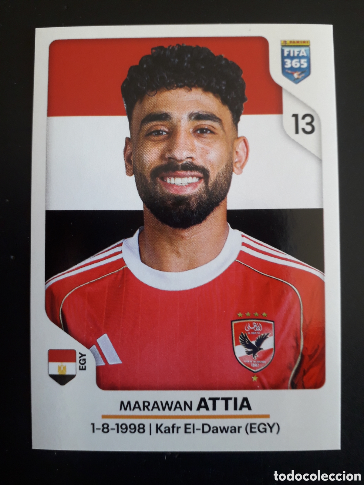 Cromos de F&uacute;tbol: ATTIA, AL-AHLY N&deg; 72 FIFA 365 PANINI STICKER 2026 PEDIDO M&Iacute;NIMO 3&euro;