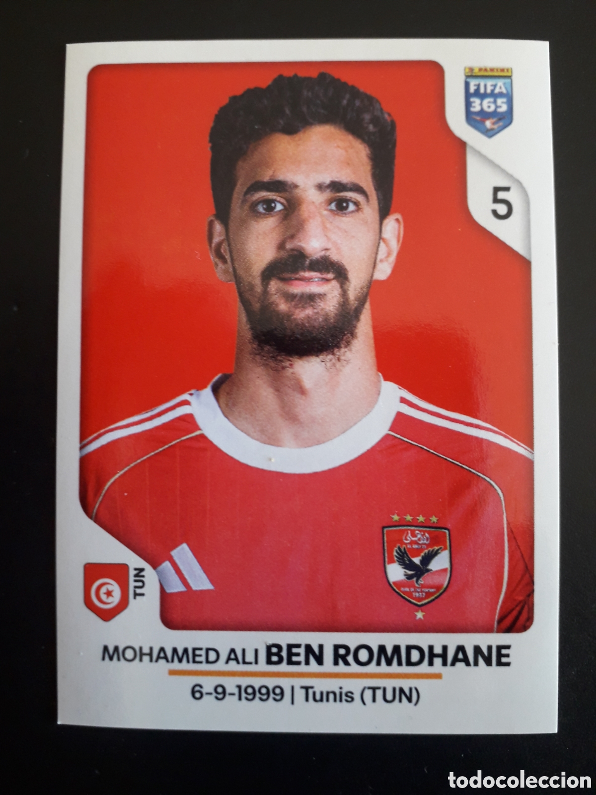 Cromos de F&uacute;tbol: BEN ROMDHANE, AL-AHLY N&deg; 69 FIFA 365 PANINI STICKER 2026 PEDIDO M&Iacute;NIMO 3&euro;