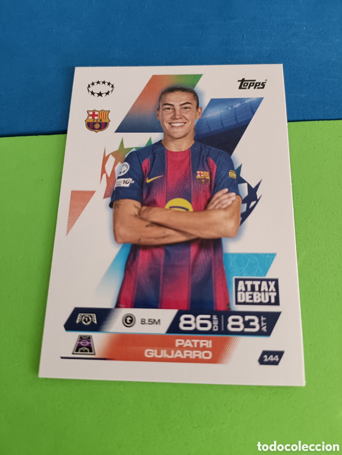 Figurine di Calcio: Topps Match Attax EXTRA 2025 2026 - UWCL 144 Patri Guijarro Barcelona