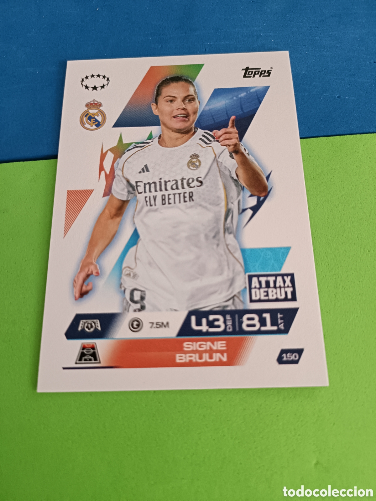Cromos de F&uacute;tbol: Topps Match Attax EXTRA 2025 2026 - UWCL 150 Signe Bruun Real Madrid