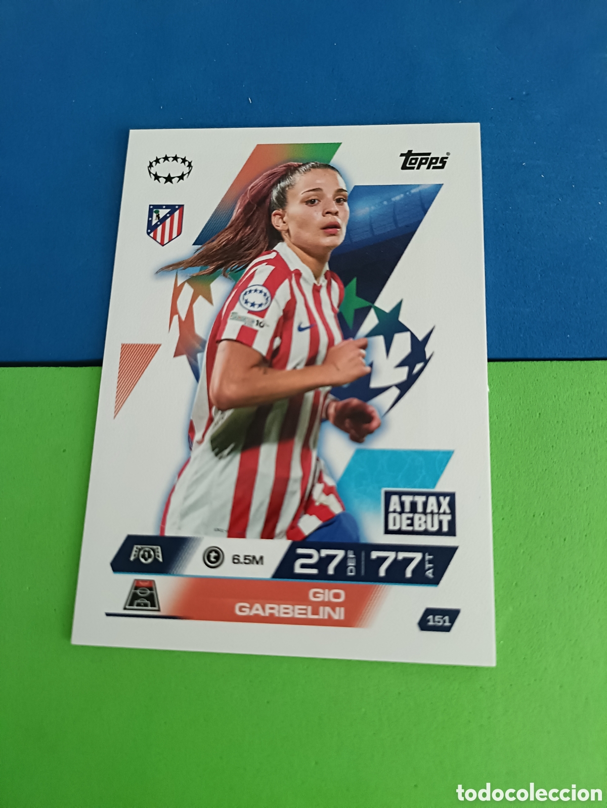 Cromos de F&uacute;tbol: Topps Match Attax EXTRA 2025 2026 - UWCL 151 Garbelini Atl&eacute;tico Madrid