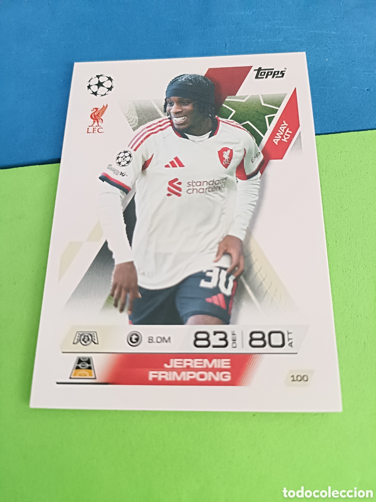 Cromos de F&uacute;tbol: Topps Match Attax EXTRA 2025 2026 - Away kit 100 Frimpong