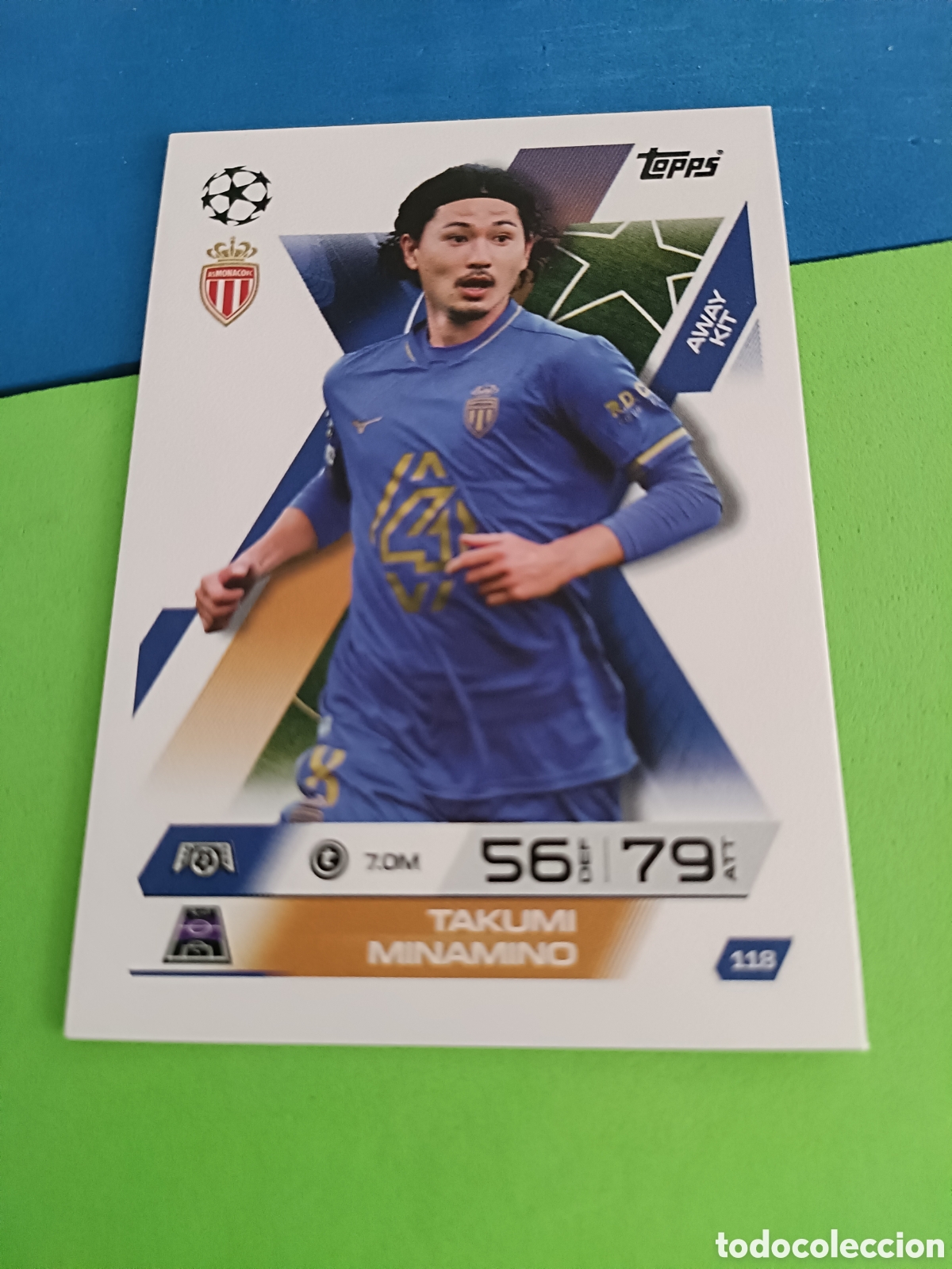 Cromos de F&uacute;tbol: Topps Match Attax EXTRA 2025 2026 - Away kit 118 Minamino