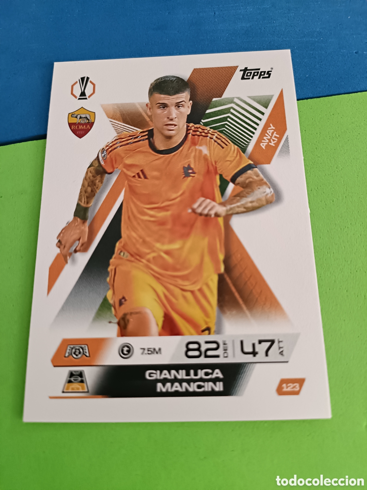 Cromos de F&uacute;tbol: Topps Match Attax EXTRA 2025 2026 - Away kit 123 Mancini