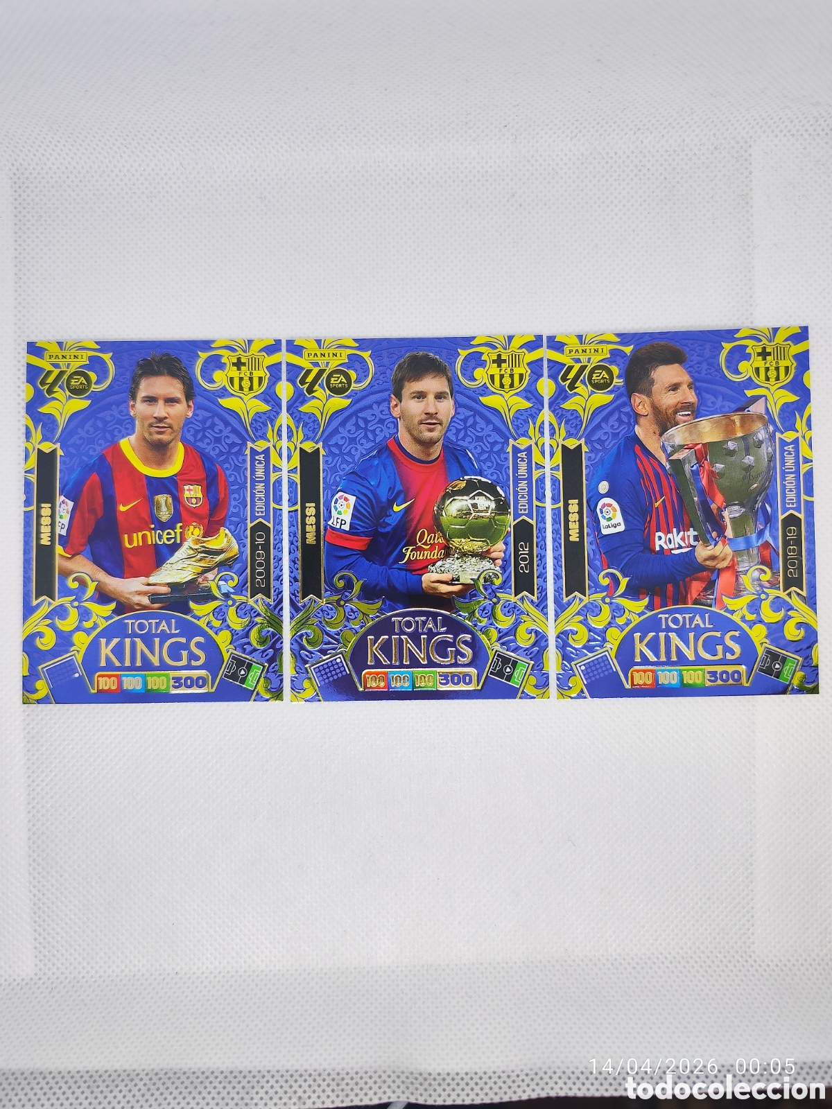Cromos de F&uacute;tbol: Lote Messi Dream Box Total kings Adrenalyn 25 26 2025 2026