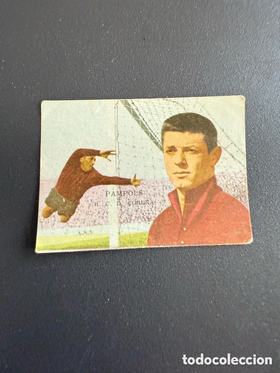 Cromos de F&uacute;tbol: FHER 62 63. PAMPOLS (. Deportivo de La Coru&ntilde;a)