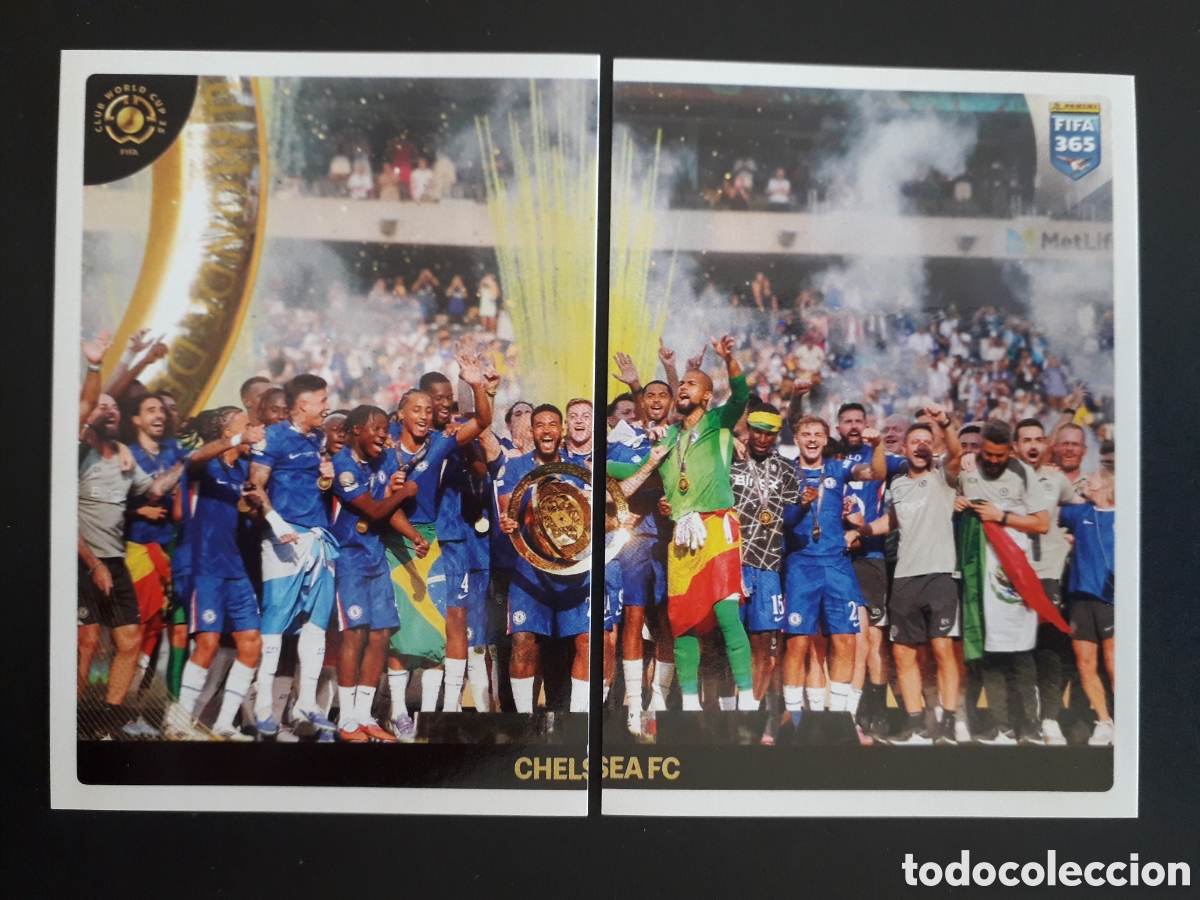 Football Stickers: CHELSEA N&deg; 4 Y 5 FIFA 365 PANINI STICKER 2026 PEDIDO M&Iacute;NIMO 3&euro;
