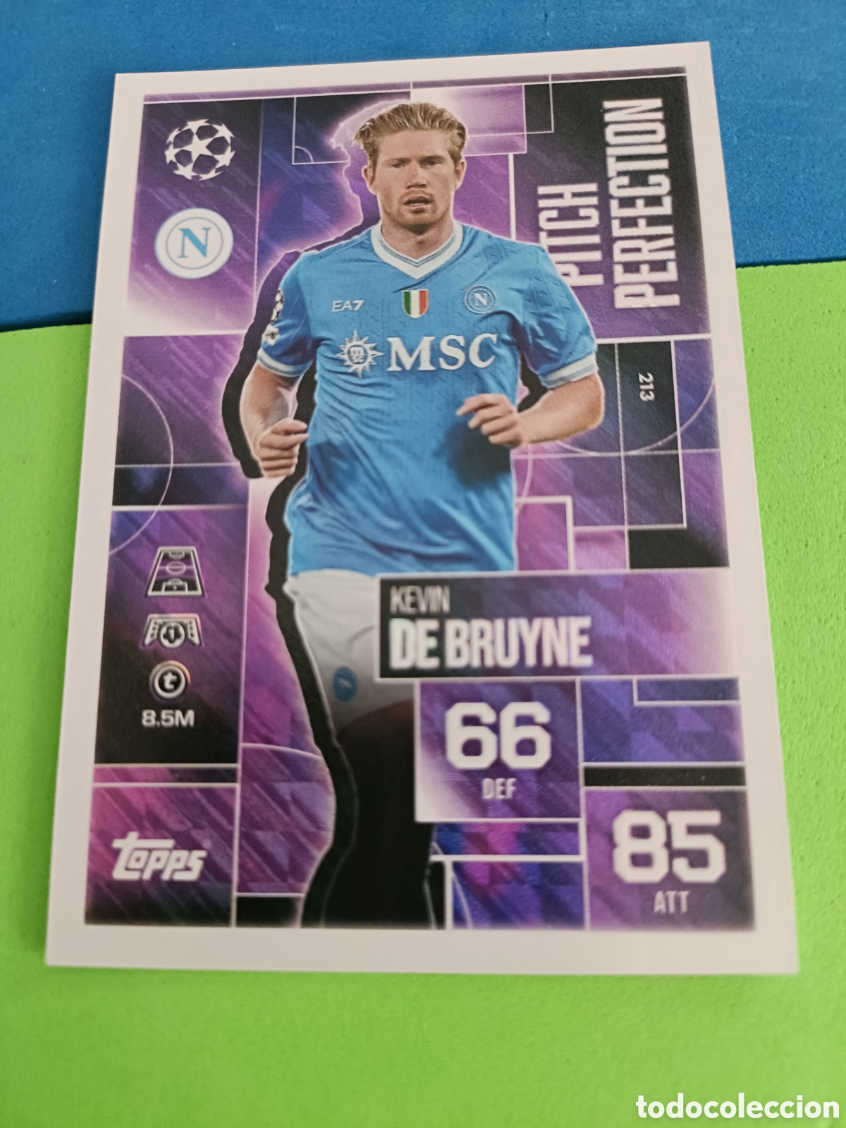 Football Stickers: Topps Match Attax EXTRA 2025 2026 - Pitch perfection 213 De Bruyne