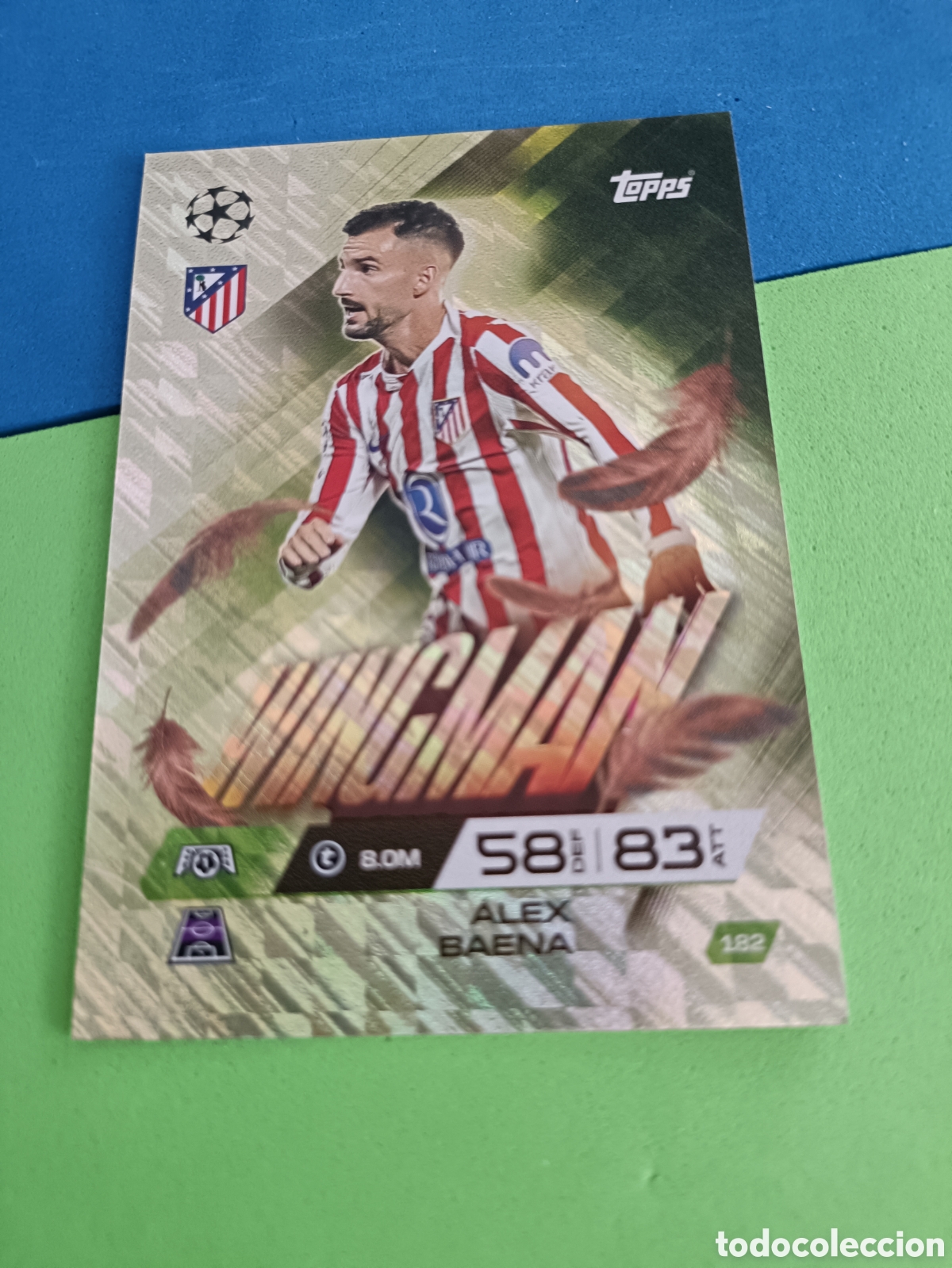 Football Stickers: Topps Match Attax EXTRA 2025 2026 - Wingman 182 Alex Baena Atl&eacute;tico Madrid
