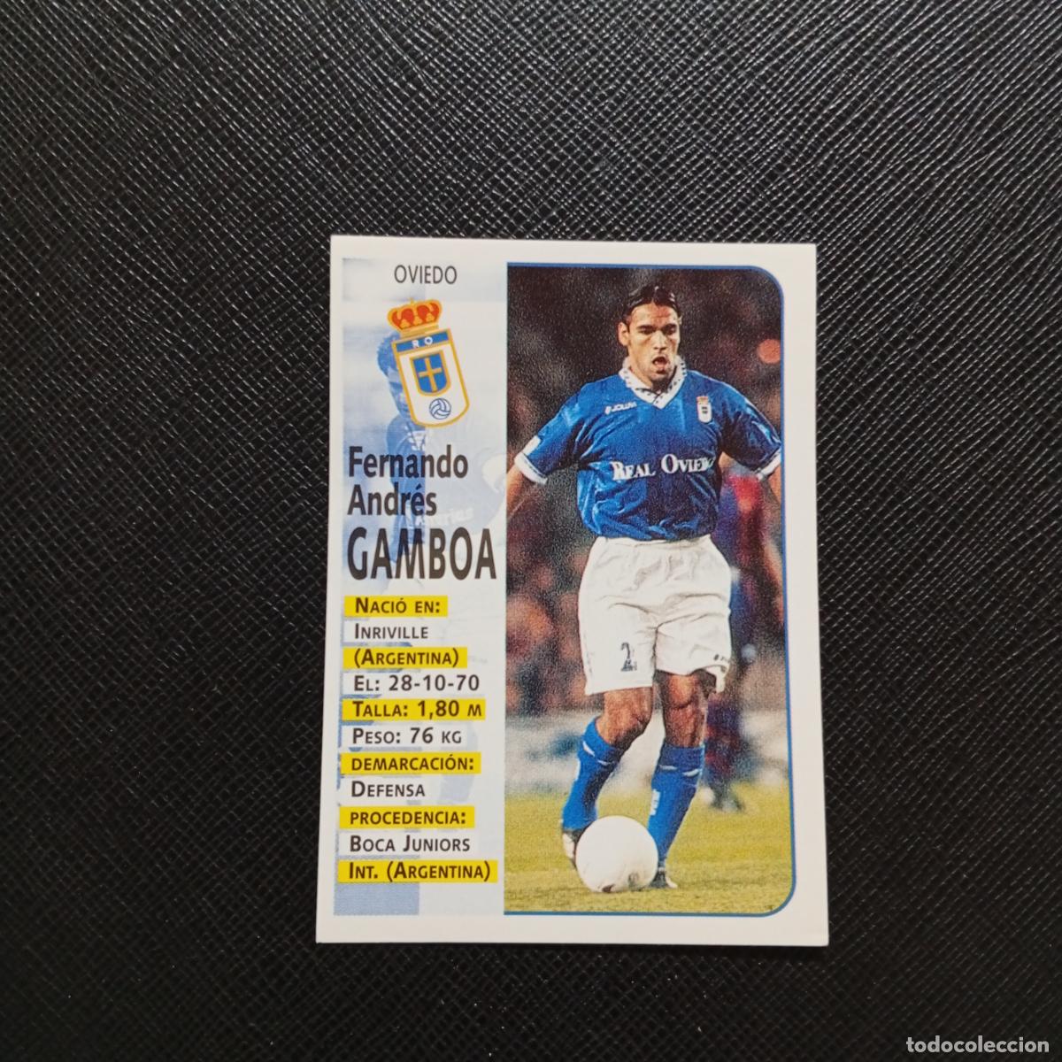Football Stickers: 354 GAMBOA OVIEDO PANINI 1998 1999 CROMO FUTBOL LIGA 98 99 - SIN PEGAR - A111 PG496 B