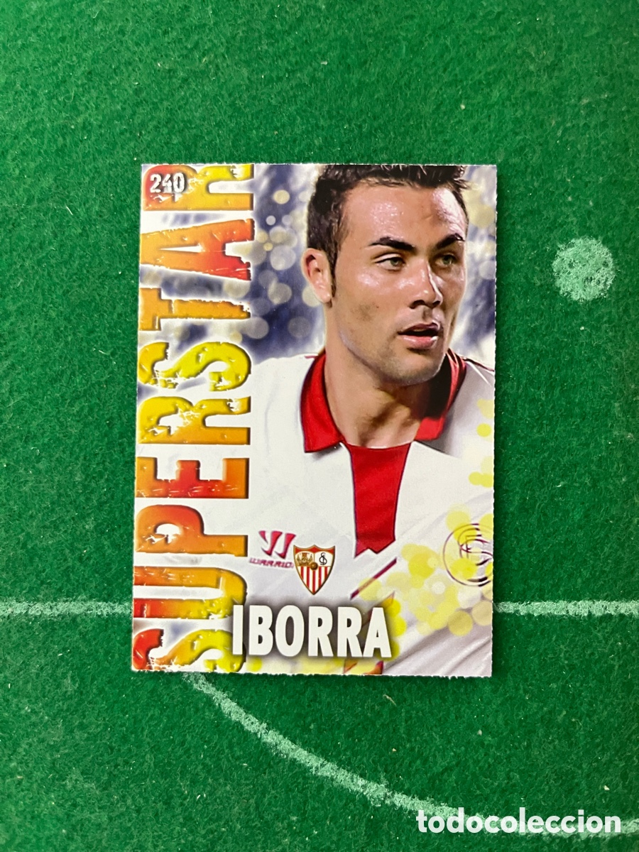 Figurine di Calcio: 240 IBORRA SEVILLA LAS FICHAS DE LA LIGA 2013 2014 MUNDICROMO SUPERSTAR