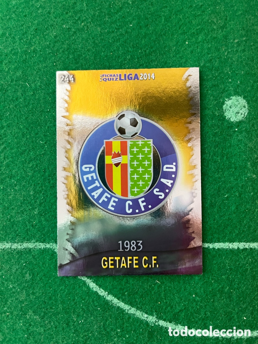 Football Stickers: 244 GETAFE LAS FICHAS DE LA LIGA 2013 2014 MUNDICROMO ESCUDO