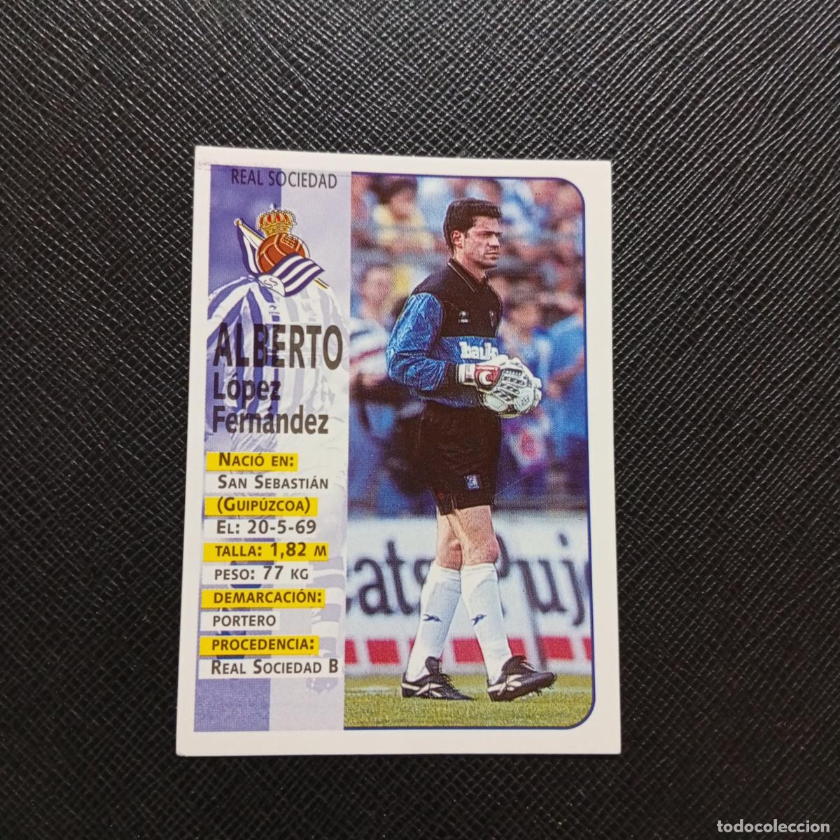 Figurine di Calcio: 48 ALBERTO REAL SOCIEDAD PANINI 1998 1999 CROMO FUTBOL LIGA 98 99 - SIN PEGAR - A111 PG505