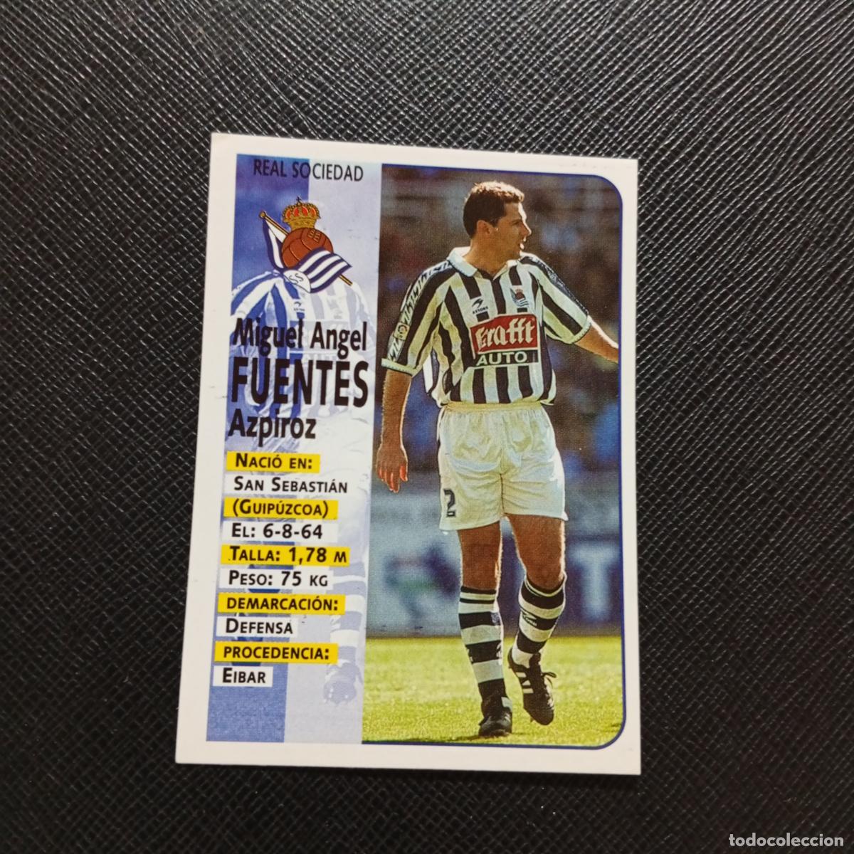 Figurine di Calcio: 49 FUENTES REAL SOCIEDAD PANINI 1998 1999 CROMO FUTBOL LIGA 98 99 - SIN PEGAR - A111 PG505