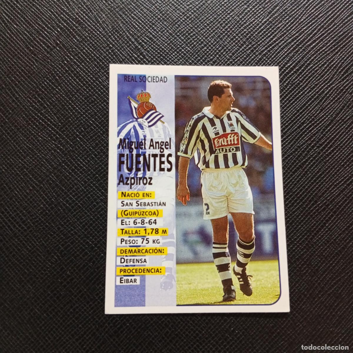 Figurine di Calcio: 49 FUENTES REAL SOCIEDAD PANINI 1998 1999 CROMO FUTBOL LIGA 98 99 - SIN PEGAR - A111 PG505 B