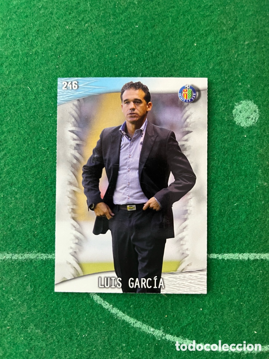 Figurine di Calcio: 246 LUIS GARC&Iacute;A GETAFE LAS FICHAS DE LA LIGA 2013 2014 MUNDICROMO ENTRENADOR