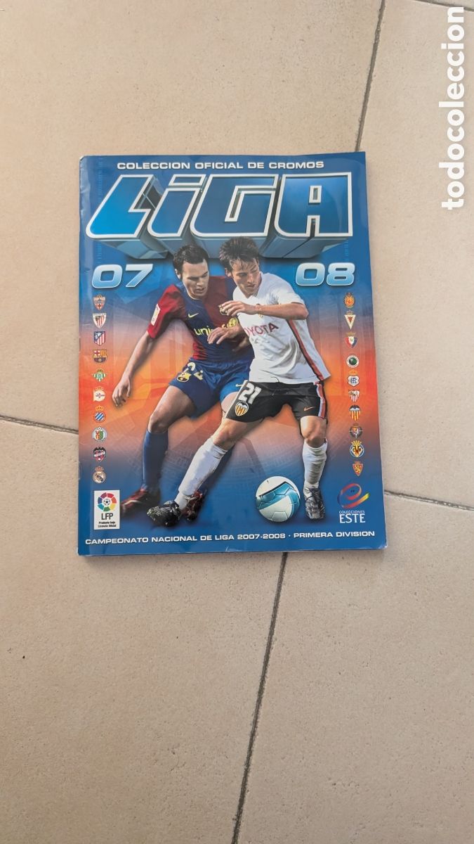 Cromos de F&uacute;tbol: ALBUM INCOMPLETO LIGA ESTE 2007/08 07 08 CON 28 FICHAJES Y ALGUNOS COLOCAS