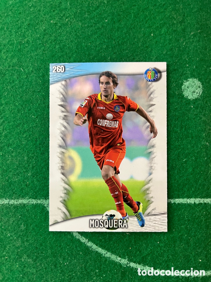 Cromos de F&uacute;tbol: 260 MOSQUERA GETAFE LAS FICHAS DE LA LIGA 2013 2014 MUNDICROMO