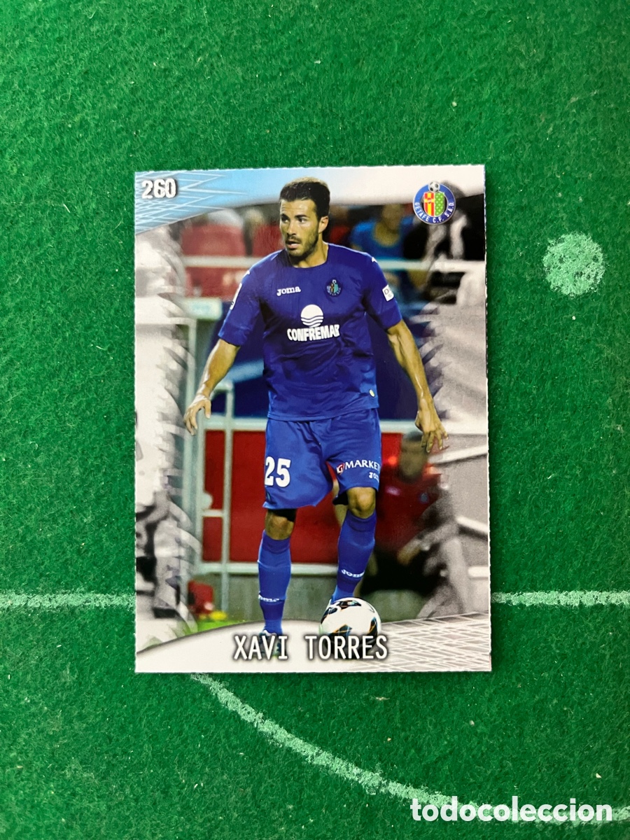 Cromos de F&uacute;tbol: 260 XAVI TORRES GETAFE LAS FICHAS DE LA LIGA 2013 2014 MUNDICROMO