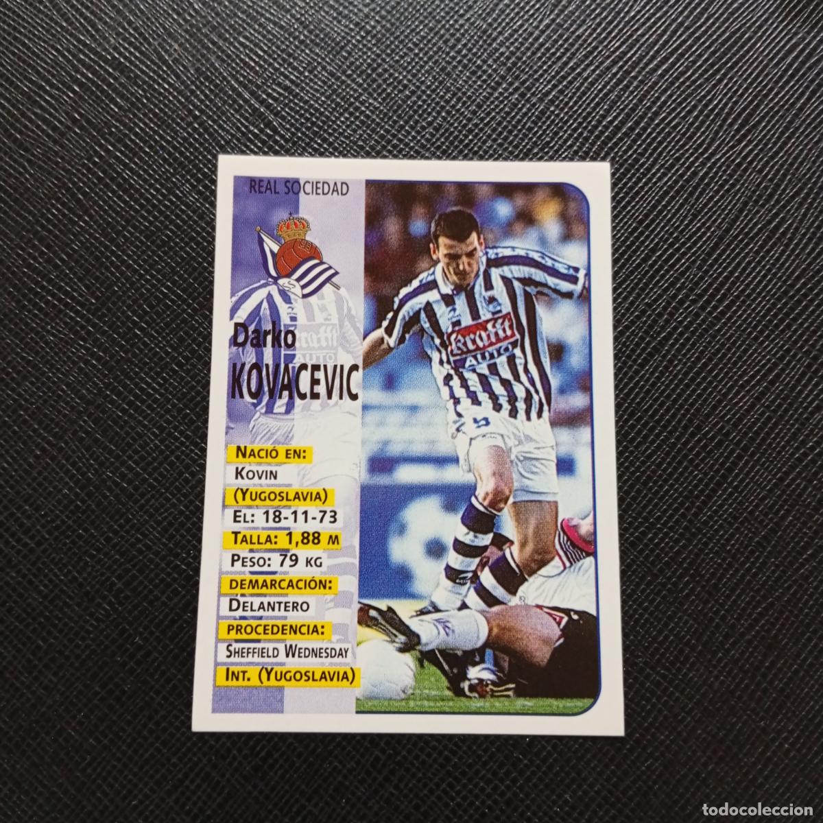 Cromos de F&uacute;tbol: 63 KOVACEVIC REAL SOCIEDAD PANINI 1998 1999 CROMO FUTBOL LIGA 98 99 - SIN PEGAR - A111 PG514