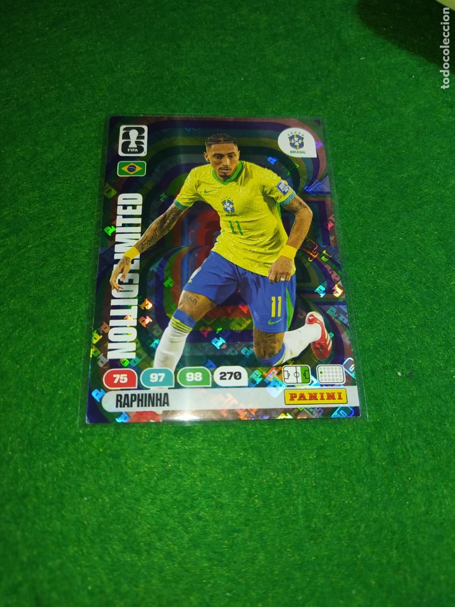 Cromos de F&uacute;tbol: adrenalyn mundial 2026 limited edition (edicion limitada) RAPHINHA - BRASIL - FC BARCELONA